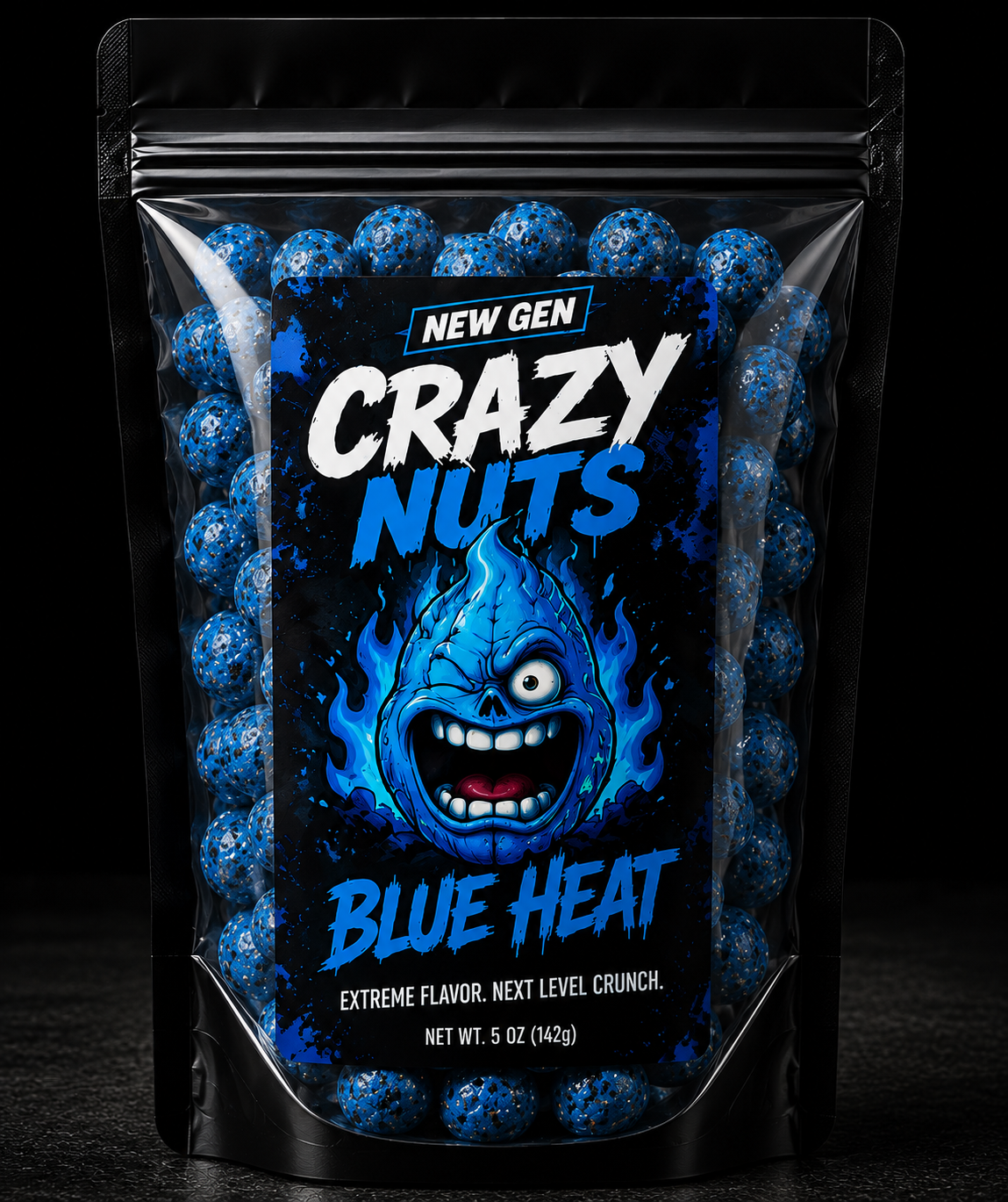 Crazy blue heat nuts