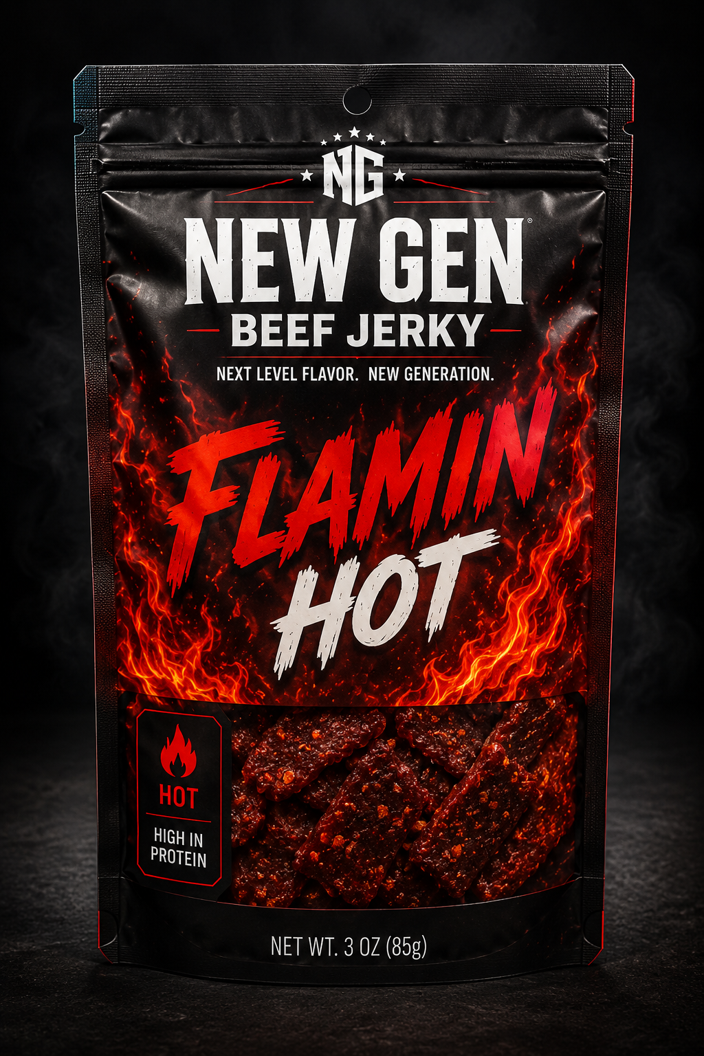 New Gen Beef Jerky pack of five ￼