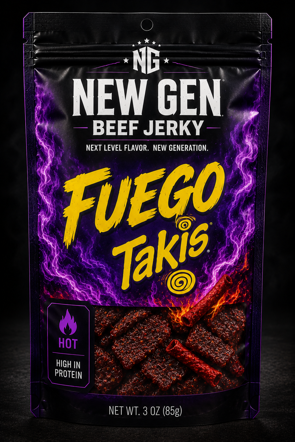 New Gen Beef Jerky pack of five ￼