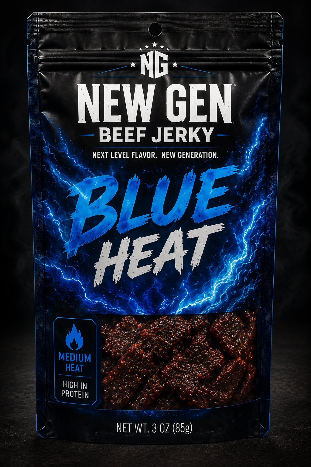 New Gen Beef Jerky pack of five ￼